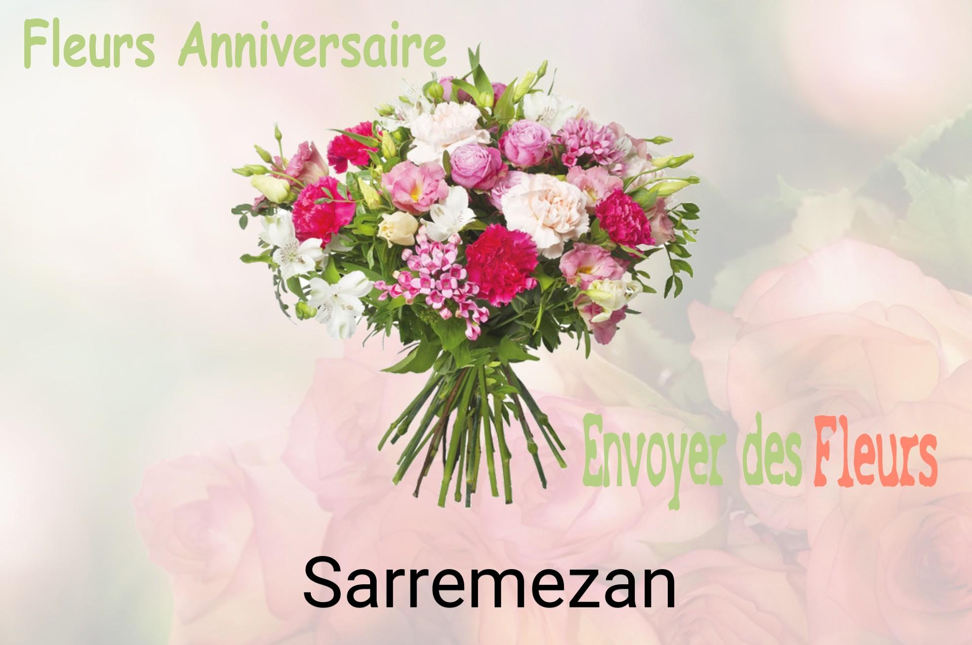 Bouquet de fleurs d’anniversaire livré à Sarremezan