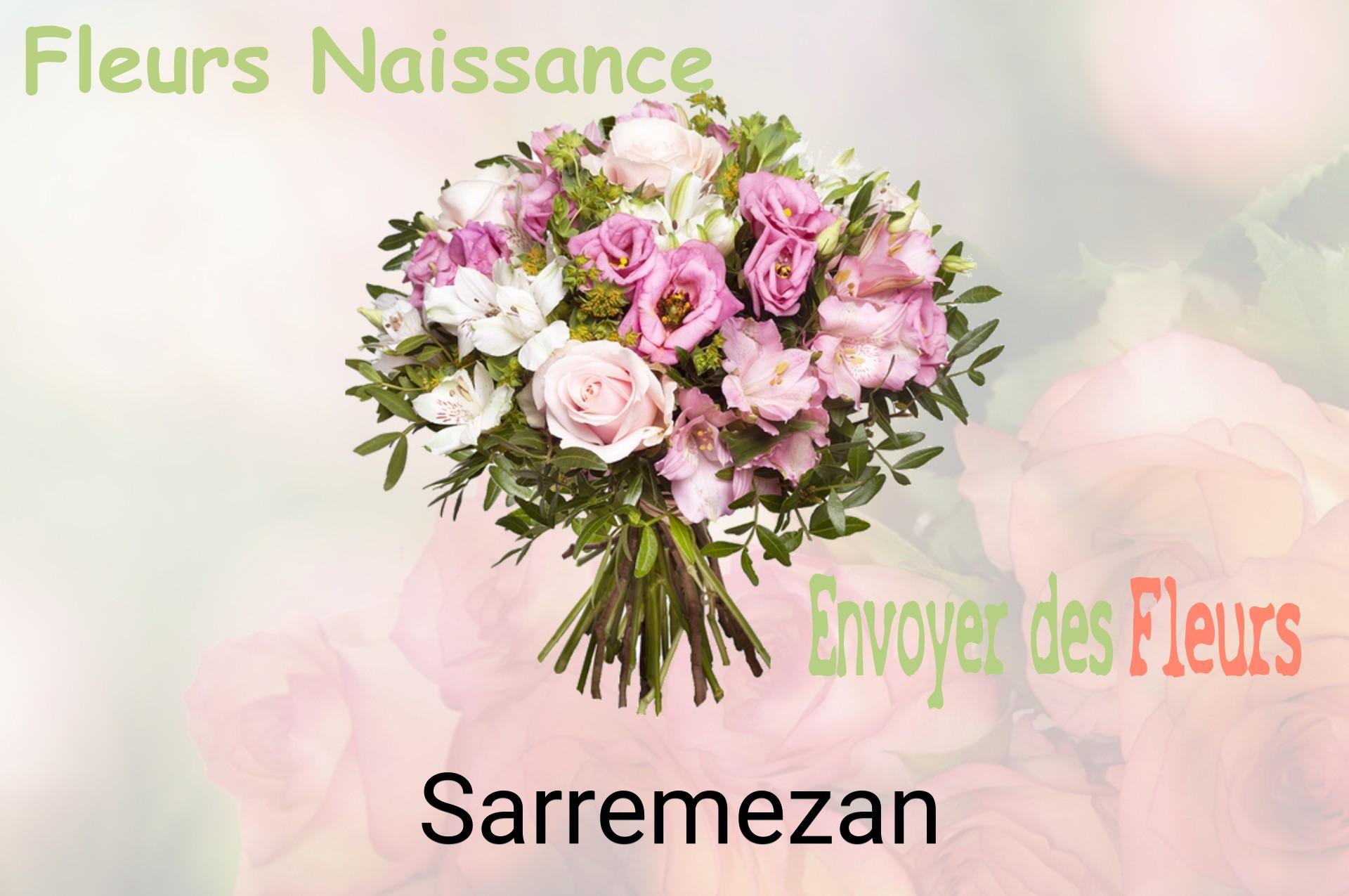 Bouquet de fleurs de naissance livré à Sarremezan